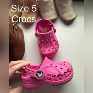 Crocs Toddler Pink Clogs